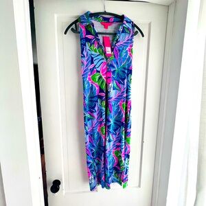 NWT LILLY PULITZER Reema Sleeveless Polo Dress - Size XS.  Never worn.